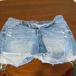 Old Navy Frayed Blue Jean Shorts